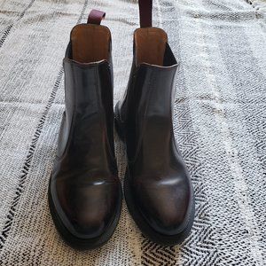 DR. MARTENS Women's Flora Leather Chelsea Boot - 7